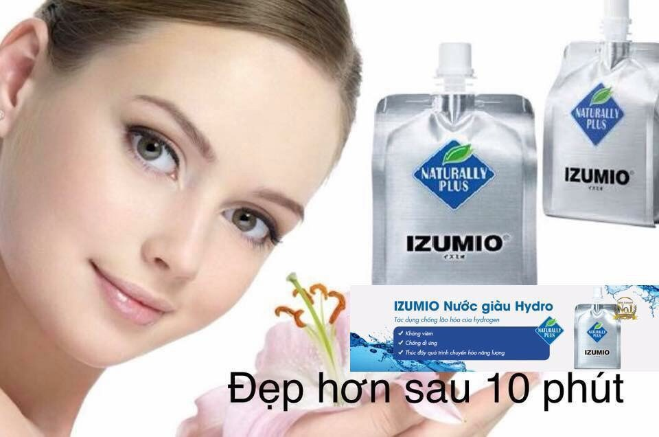 Sử dụng nước Izumio sẽ giúp bạn có cơ thể khỏe mạnh cùng làn da trẻ đẹp